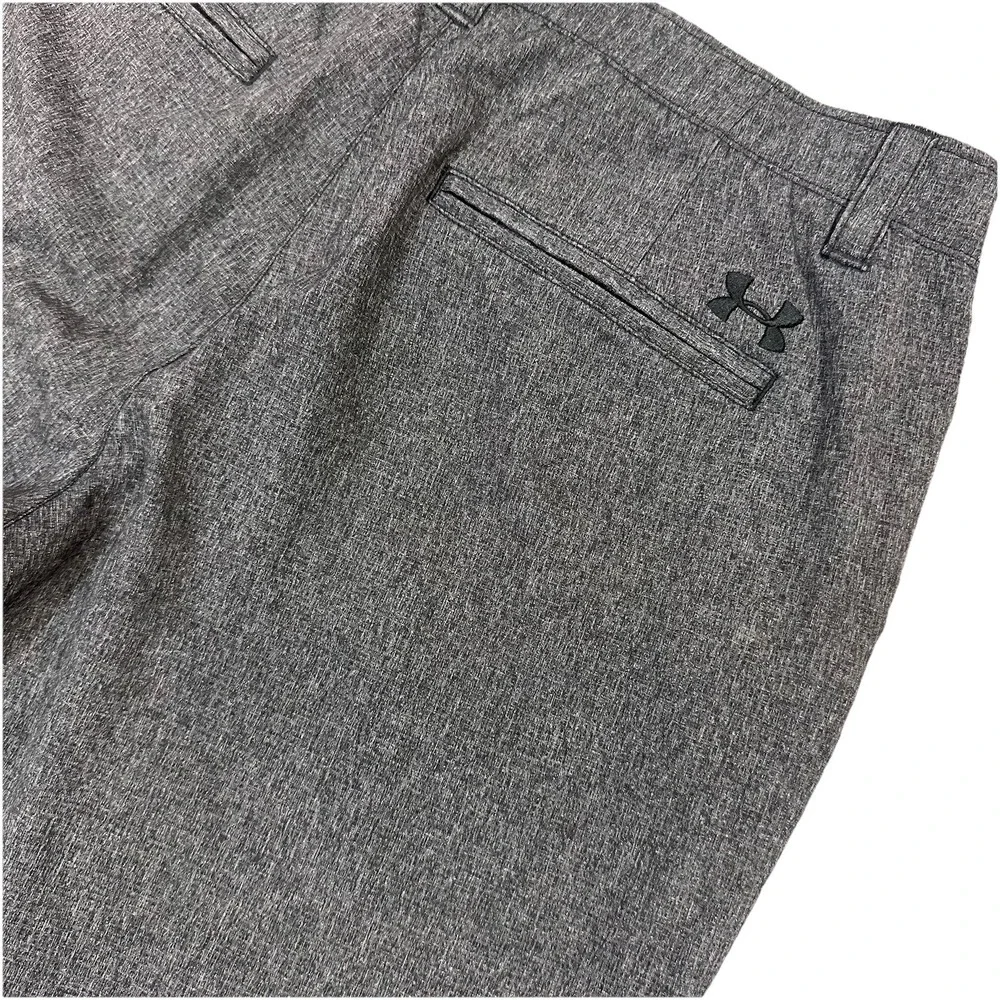 Under Armour Men's 34 x 32 Match Play Performance Pants Golf Athletic Gray